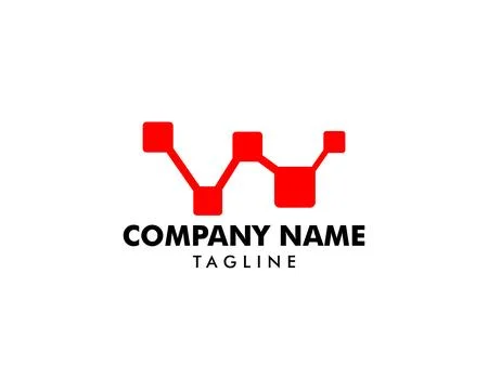 Statistics Logo Template Design Vector or Icon Stock Illustration