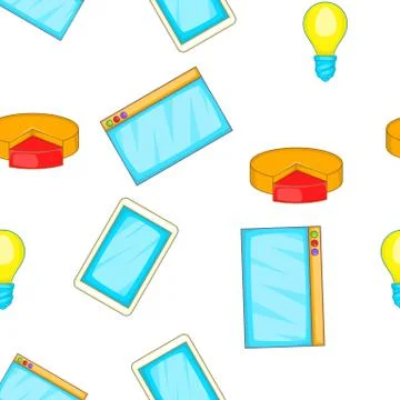 Statistics pattern, cartoon style イラスト素材