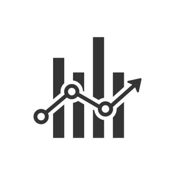 Statistics Report Icon Illustrazione stock