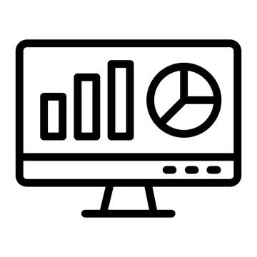 Statistics report Vector Icon Design Illustration Stock Illustration