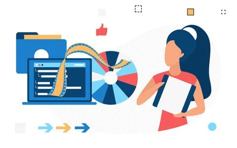 Statistics software, online content generation application. 스톡 일러스트