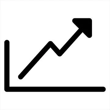 Stats glyph icon vector illustration isolated on white background Stock Illustration
