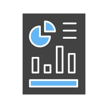 Stats icon vector image. Stock Illustration