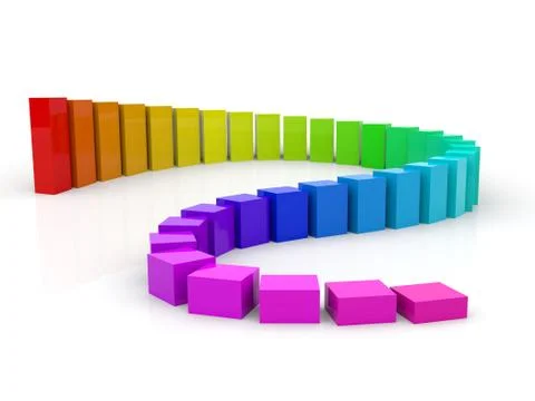 Stats isolated on white background Stock Illustration