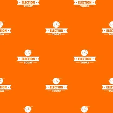 Stats today pattern vector orange Stock Illustration