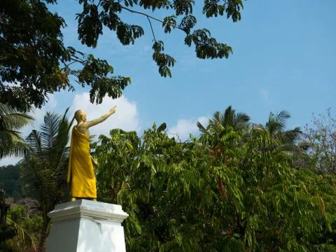 Statue about buddhism Foto stock