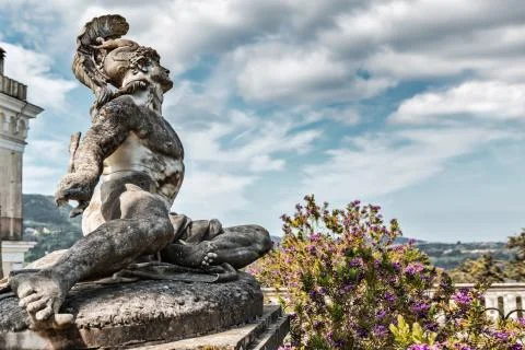 Statue of Achilles Stock Photos