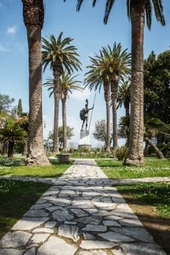 Statue of Achilles Stock Photos
