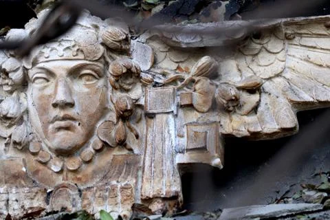 Statue After the Fire 23 Stock Photos
