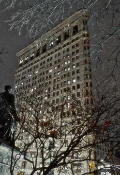 Statue and building Stock Photos
