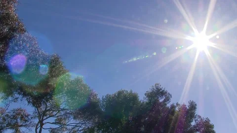 Statue and sunlight shot Stock Footage 84948172