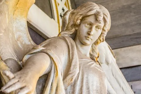 Statue of angel Stock Photos