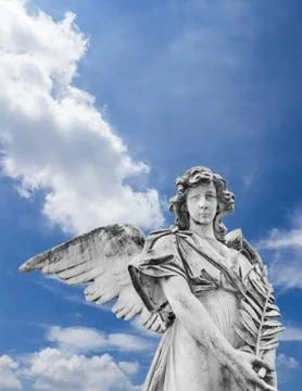 Statue of an angel Stock Photos