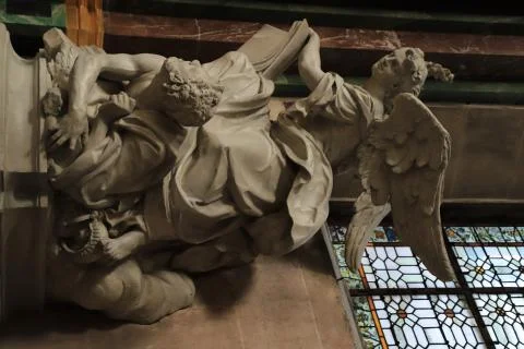 Statue of angel Stock Photos