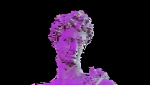 Statue of the appolon Stock Footage 300039292