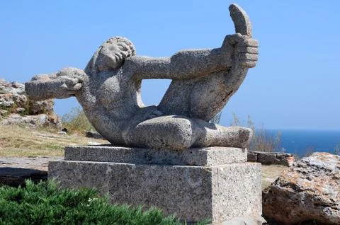 Statue of Archer Stock Photos