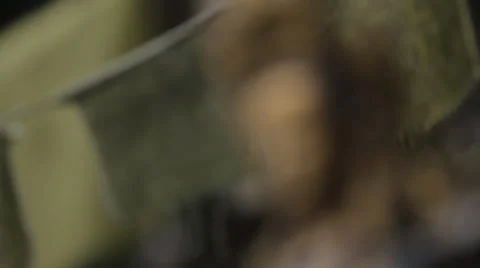 Statue of an asian goddess Stock Footage 36759711