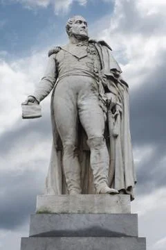 Statue of Augustin Daniel Belliard Stock Photos