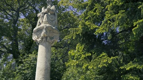 Statue in austria with movement Stock Footage 112777411