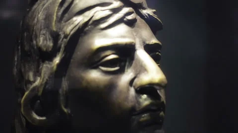 Statue of Aztec Emperor Stock-Footage 39561461