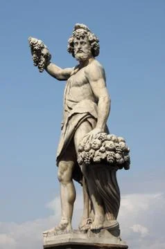 Statue of Bacchus Stock Photos