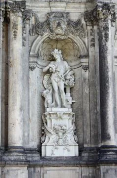 Statue of Bacchus Stock Photos