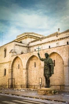 Statue in barletta Stock Photos