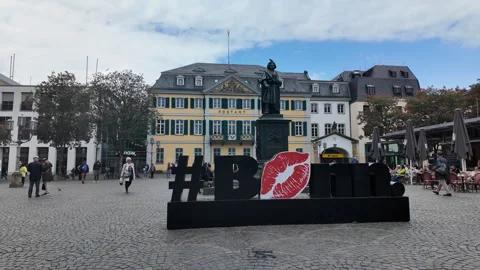 Statue of Beethoven Stock Footage 336339786