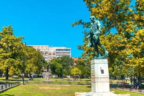 Statue in Belgrade Stock Photos