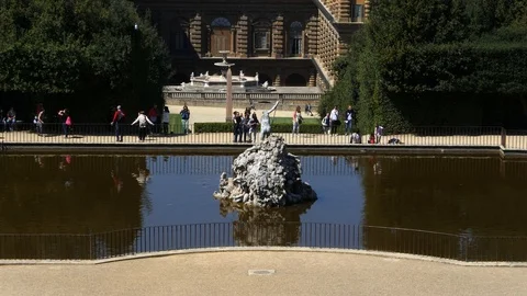Statue in the Boboli Gardens Stock Footage 88200130