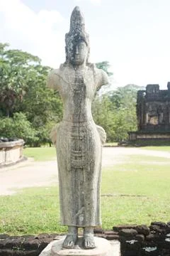 Statue of bodhisattva Stock Photos