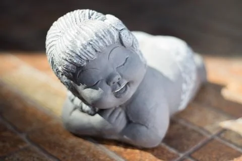 Statue boy Foto stock