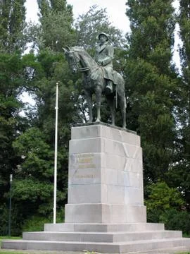 Statue in Bruges Stock Photos