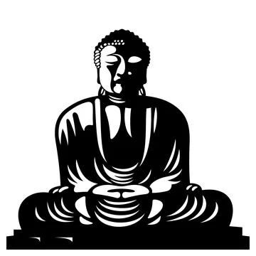 Statue of Buddha 001 Stock Illustration