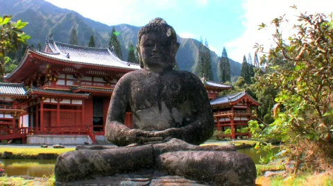 Statue of Buddha Stock Footage 144912