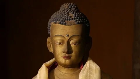 Statue of Buddha Stock Footage 87120205