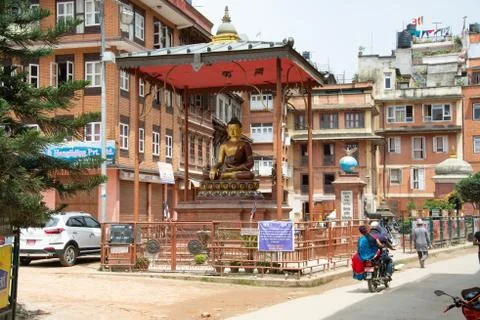 Statue of Buddha Stockfoto's