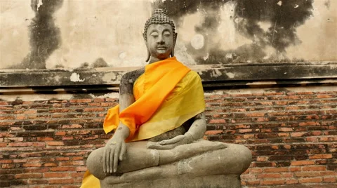 Statue of Buddha - Thailand Stock Footage 56136430