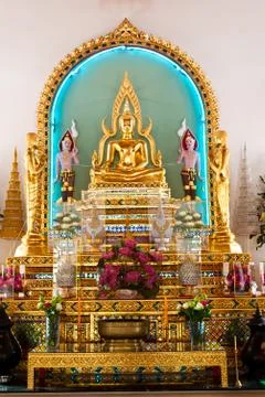 Statue of buddha in thailand Stock Photos