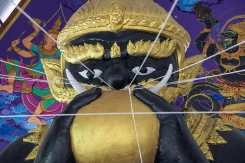 Statue of celestial monster Stock Photos