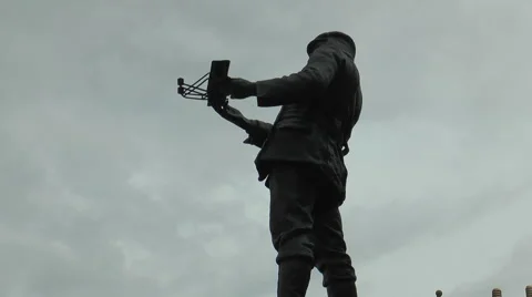 Statue of Charles Stewart Rolls 2 Video stock 40685839