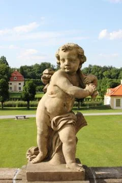 Statue of a child Stock Photos