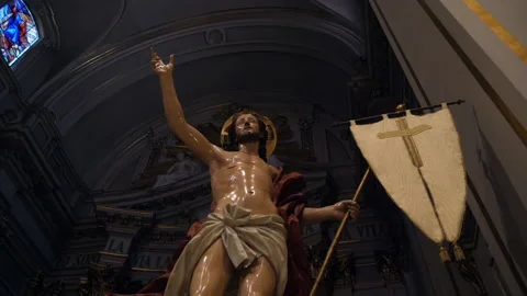 Statue of Christ Stock-Footage 153813657