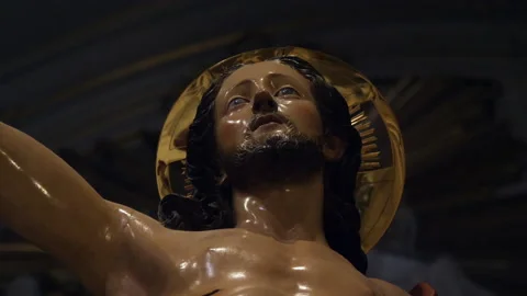 Statue of Christ Vídeos de archivo 153813816