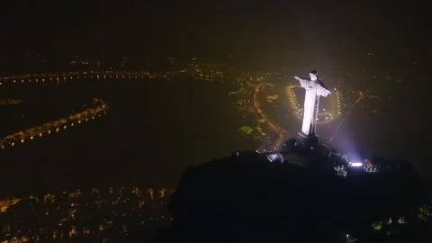 Statue of Christ the Redeemer Stock Footage 113467256