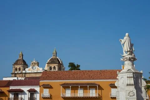 Statue Christopher Columbus Stock Photos
