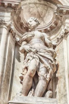 Statue of  Church Stock Photos