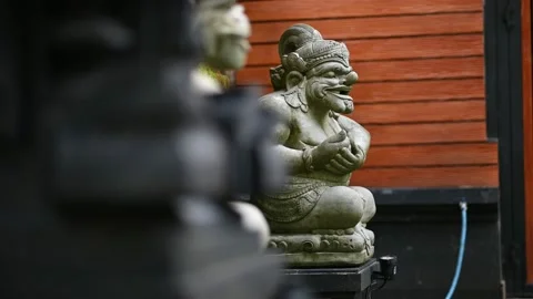 A STATUE COMMONLY CALLED BEDOGOL IN BALI Stock Footage 233148535