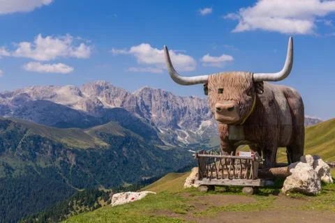 Statue of a cow Stock Photos