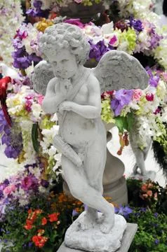 Statue of cupid Stock Photos